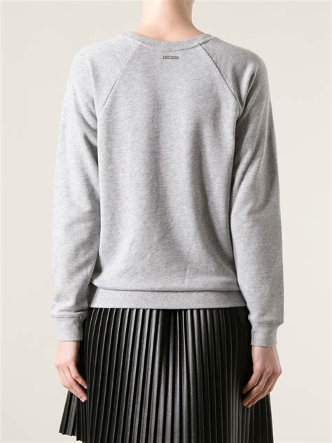 michael kors grey sweatshirt|Michael Kors sweatsuits for women.